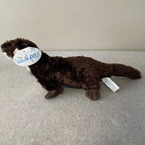 NWT Wishpets Brown Otter Baby Otto Plush 15" 2002